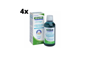 4x GUM Gingidex 0.06% Chloorhexidine Mondspoeling - Voordeelverpakking