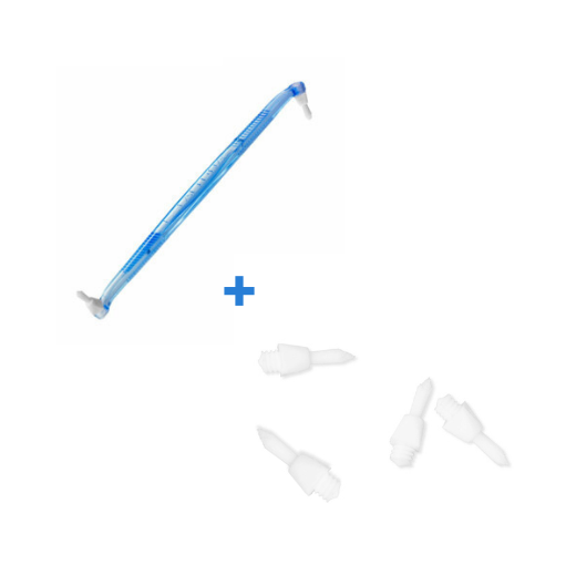 Lactona Double Single-Tuft 27BB + Vervangingssetje 4 stuks