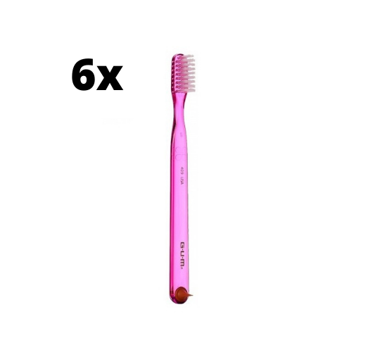 6x GUM Tandenborstel Classic Compact Soft 409