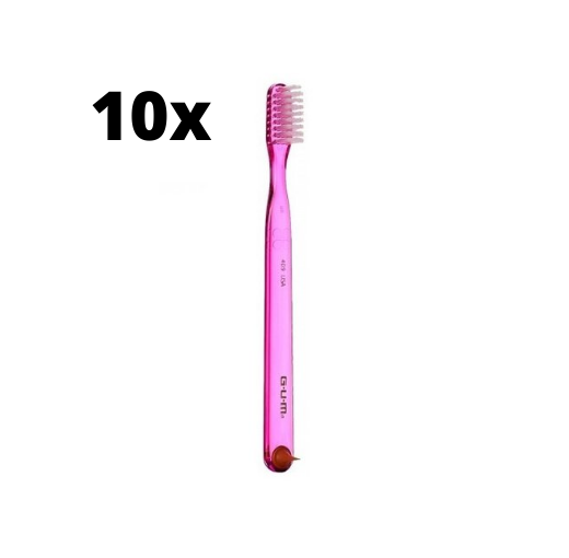 10x GUM Tandenborstel Classic Compact Soft 409