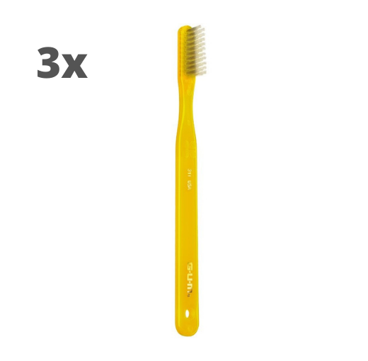 3x GUM Tandenborstel Classic Soft kleine kop - 311