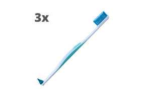 3x Lactona Tandenborstel M Easycomfort Extra Soft met tip