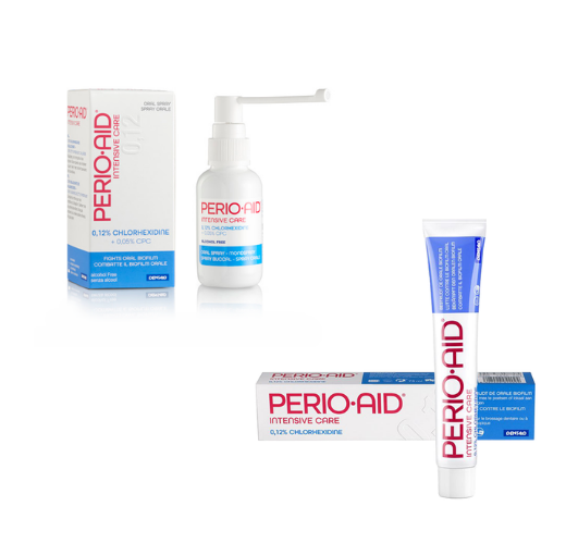 PerioAid Voordeelpakket - Tandpasta + Mondspray