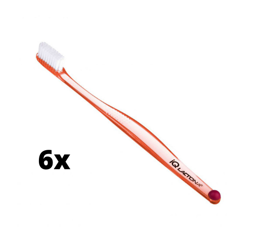 6x Lactona IQ Medium Tandenborstel