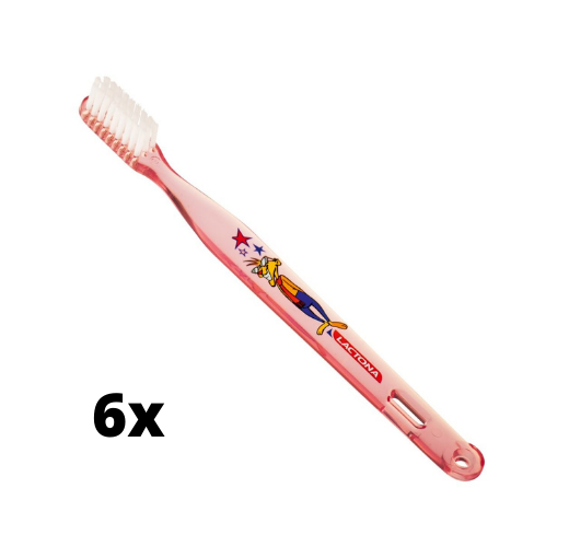 Lactona M30 Junior Tandenborstel - 6 stuks - Voordeelverpakking