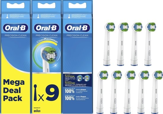 Oral B Opzetborstels Precision Clean CleanMaximiser - 9 stuks