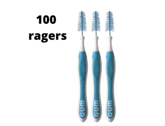 Gum Travler Ragers 1.6mm Blauw - 2 x 50 stuks - Voordeelverpakking