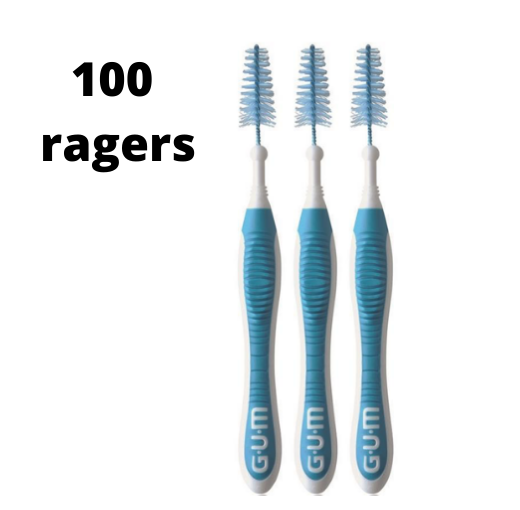 Gum Travler Ragers 1.6mm Blauw - 2 x 50 stuks - Voordeelverpakking