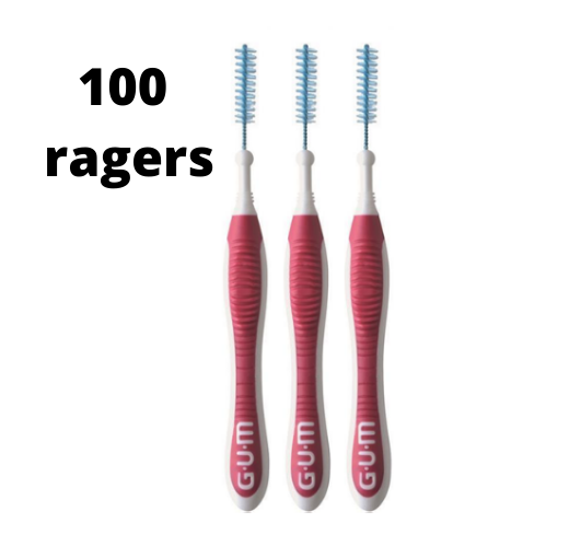 Gum Travler Ragers 1.4mm Roze - 2 x 50 stuks - Voordeelverpakking