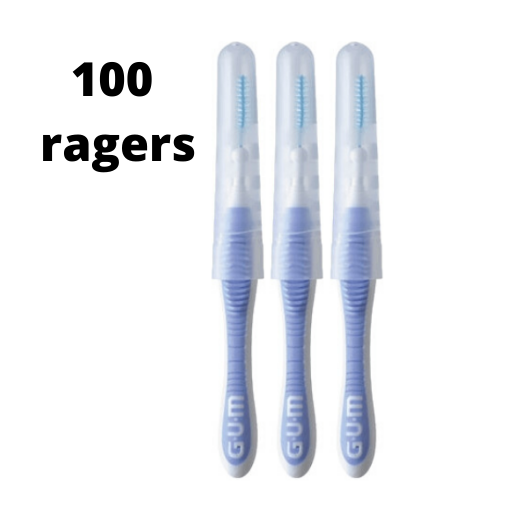 Gum Travler Ragers 0.6mm Lila - 2 x 50 stuks - Voordeelverpakking