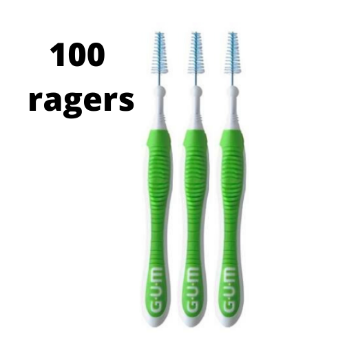 Gum Travler Ragers 1.1mm Groen - 2 x 50 stuks - Voordeelverpakking