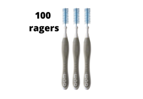 Gum Travler Ragers 2.0mm Grijs - 2 x 50 stuks - Voordeelverpakking