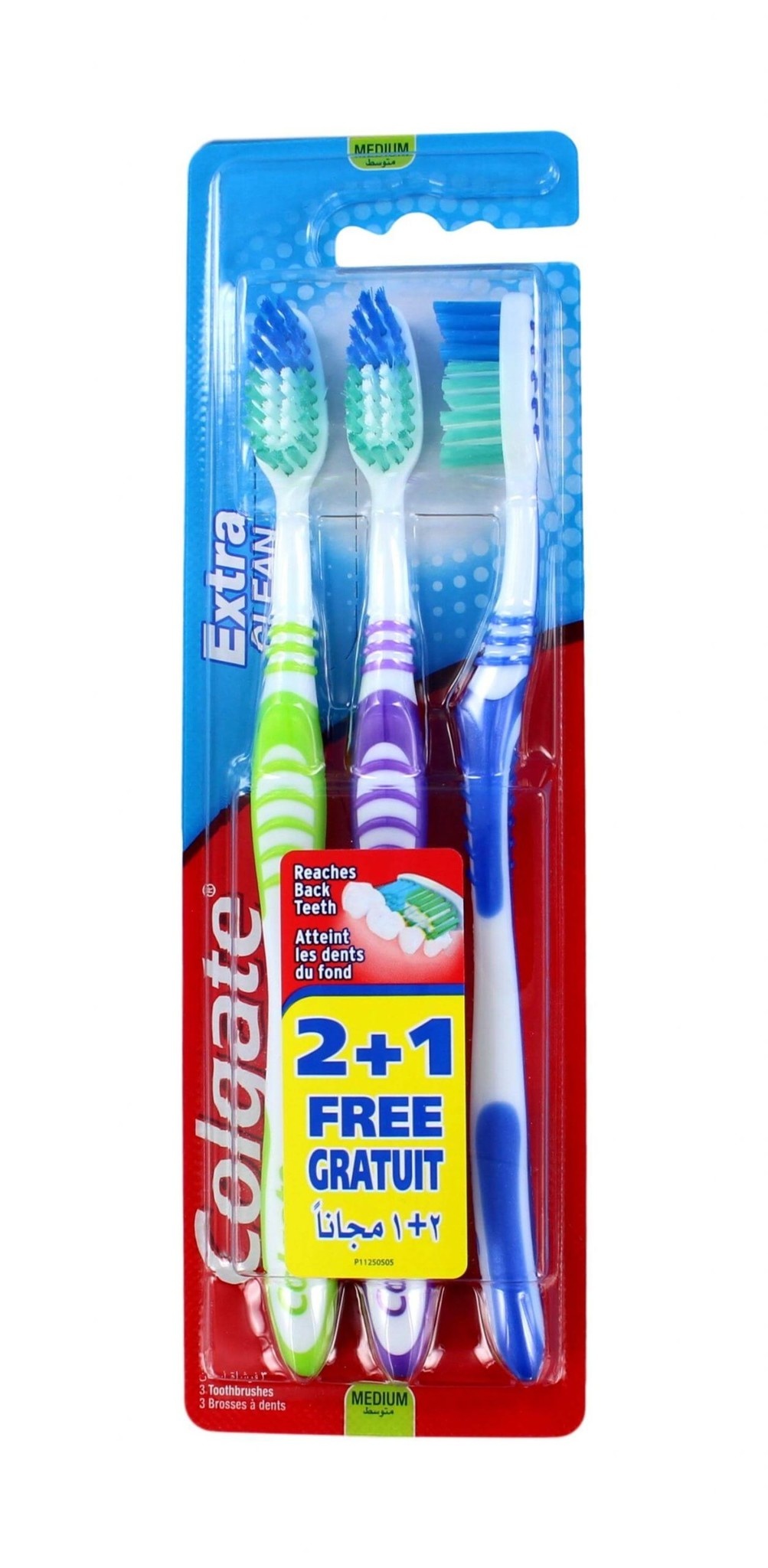 Colgate Extra Clean Medium 3 Pack