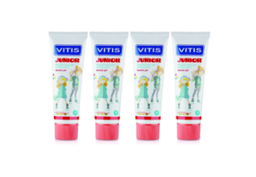 Vitis Junior Tandpasta - 4 x 75 ml - Voordeelverpakking