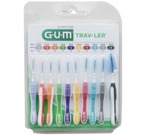 GUM GUM Trav-ler Ragers Multipack - 10 stuks