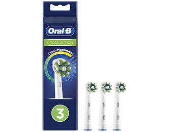 Oral B Cross Action Opzetborstels CleanMaximiser - 3 Stuks