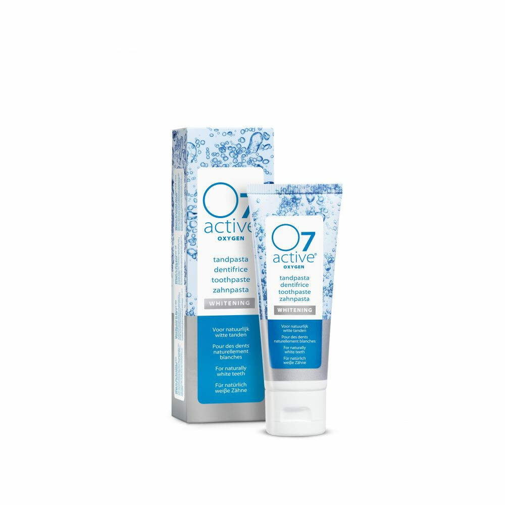 6x O7 Active Tandpasta Whitening 75 ml