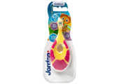 Jordan Tandenborstel baby STEP 1 (0-2 JAAR) Geel/Roze/Mintgroen 3 stuks