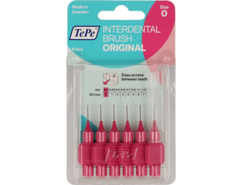 TePe Interdentale Ragers Origineel 0.4 mm Roze – 6 stuks