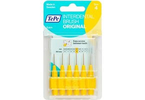 TePe Interdentale Ragers Origineel 0.7 mm Geel - 6 stuks