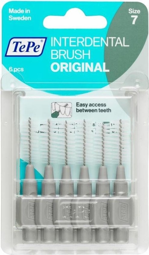 TePe Interdentale Ragers Origineel 1,3 mm Grijs - 6 stuks