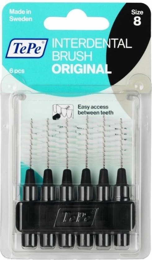 Tepe Interdentale Ragers Origineel 1.5 mm Zwart  - 6 stuks