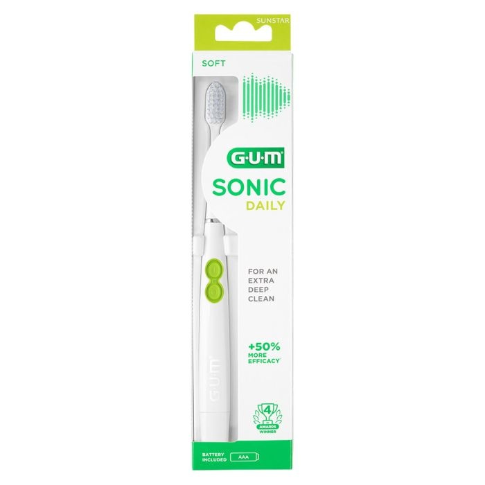 GUM Elektrische Tandenborstel Sonic Daily - Wit