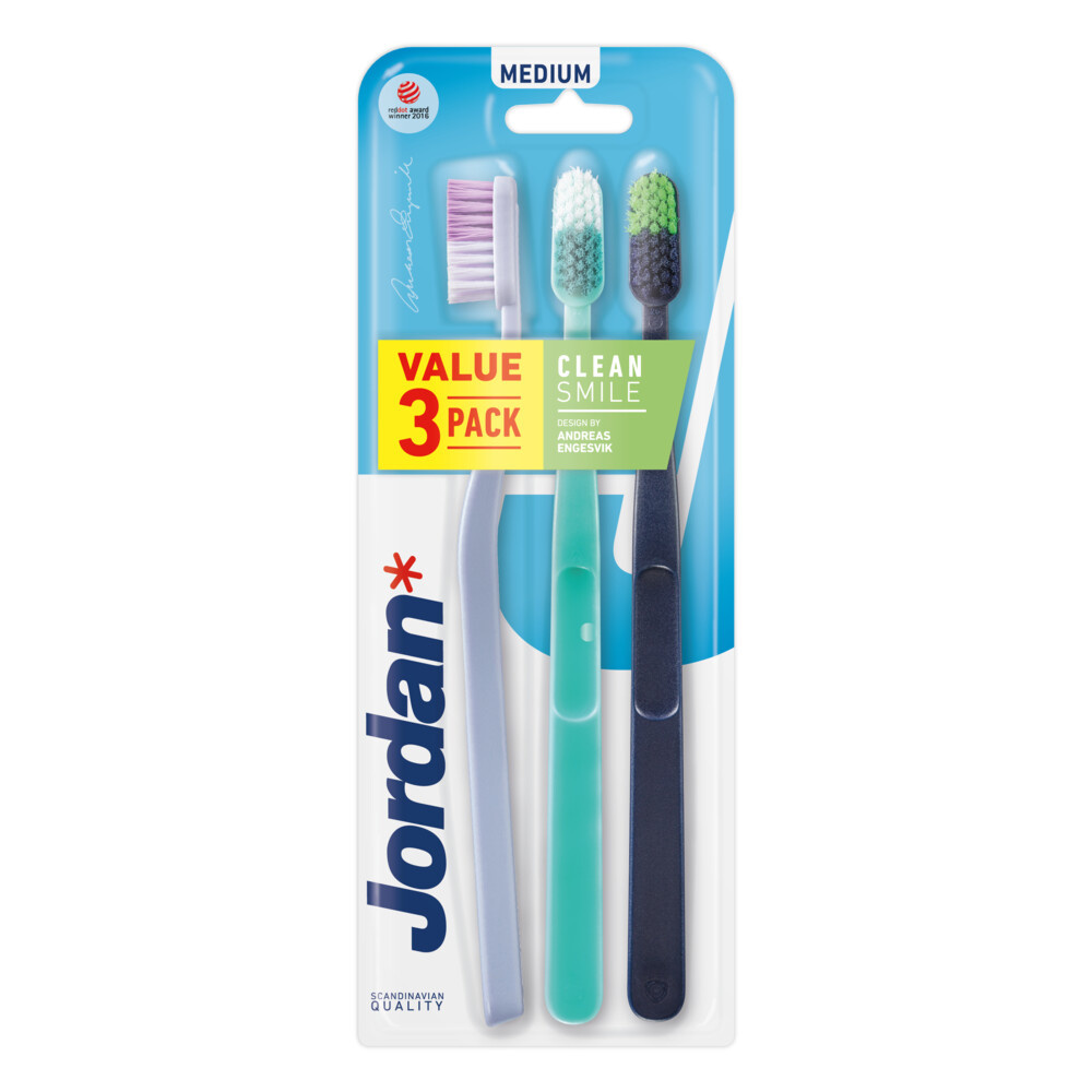 Jordan Clean Smile Medium - 3 stuks