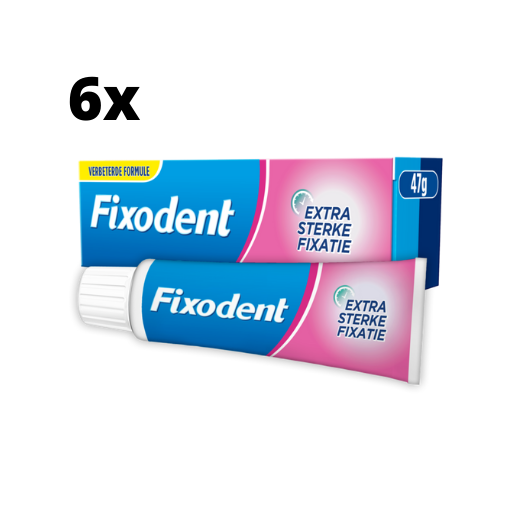 Fixodent Kleefpasta Original - 6 x 47 gram - Verbeterde formule 2022