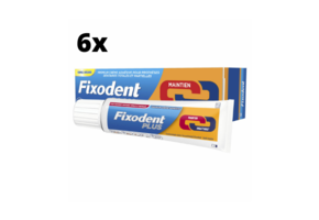 Fixodent Plus Dual Power Premium Kleefpasta - 6 x 40 gram - Verbeterde formule 2022