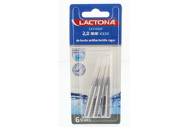 Lactona Ragers EasyGrip Recht XXXS 2mm Grijs - 6 stuks