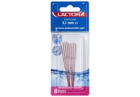 Lactona Ragers EasyClean XS 3.1mm Rood - 8 stuks
