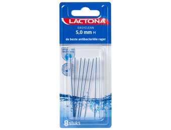 Lactona Ragers EasyClean M 5.0mm Blauw - 8 stuks