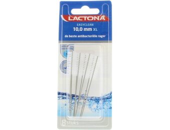Lactona Ragers EasyClean XL 10.0mm Transparant - 8 stuks