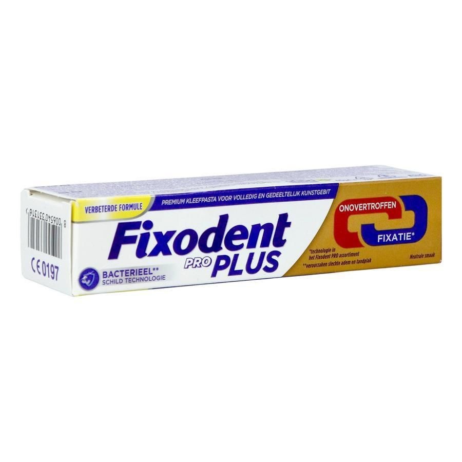 3x Fixodent Pro Plus Dual Power Kleefpasta - 40 gram