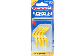 Lactona FlexPicks 2in1 XS/S Geel in blister - 20 stuks