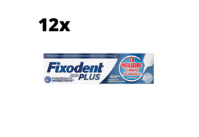 Fixodent Pro Plus Anti-Voedselresten Kleefpasta - 12 x 40 gram - Voordeelverpakking