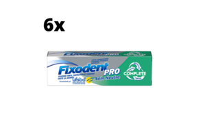 Fixodent Pro Complete Zorg & Neutraal Kleefpasta - 6 x 47 gram - Voordeelverpakking
