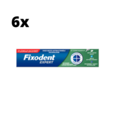 Fixodent Plus Kleefpasta voor Kunstgebit – Fris met Voedselschild - 6 x 40 gram - Voordeelverpakking