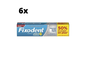 Fixodent Kleefpasta Original en Antibacterieel - 6 x 70,5 gram - Voordeelverpakking