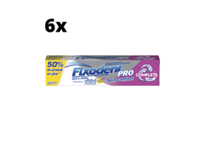 Fixodent Pro Complete Zorg & Comfort Kleefpasta - 6 x 70,5 gram - Voordeelverpakking