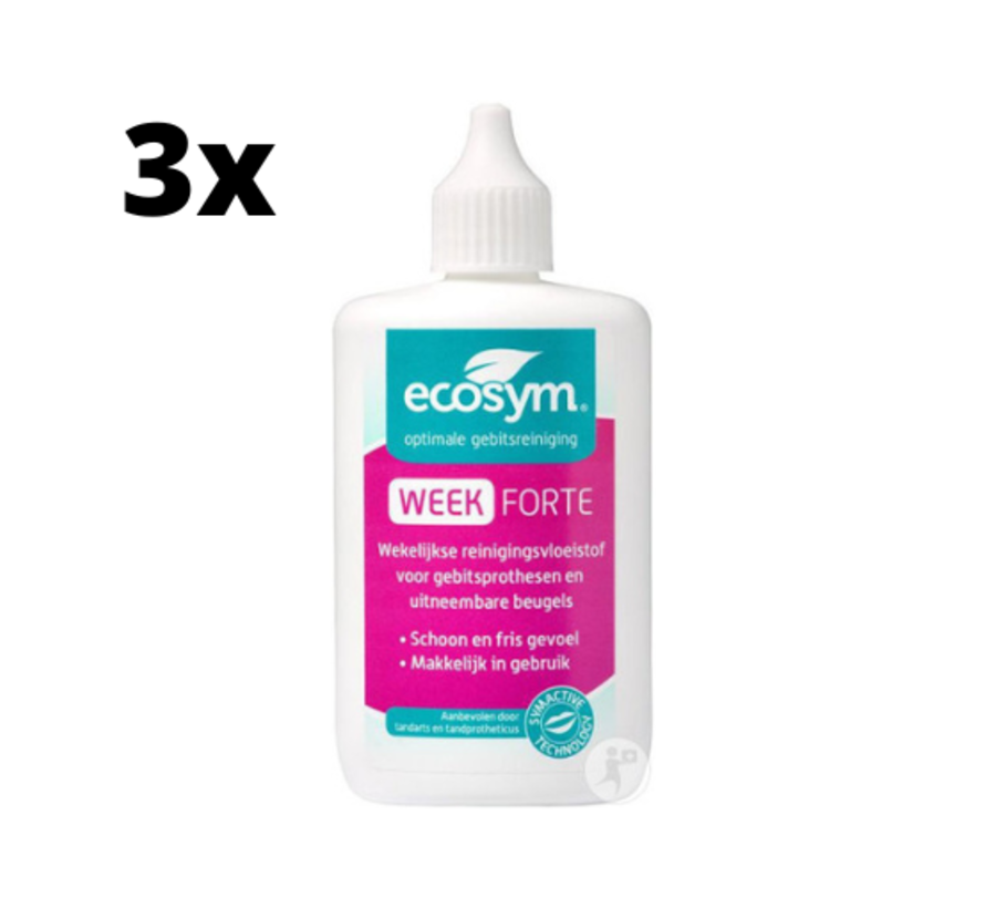 Ecosym Weekbehandeling Forte - 3 x 100 ml - Voordeelverpakking