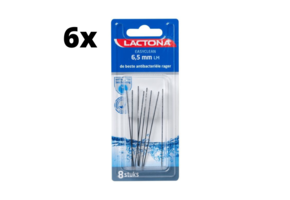 Lactona Ragers EasyClean L/M 6.5mm Zwart - 6 x 8 stuks - Voordeelverpakking