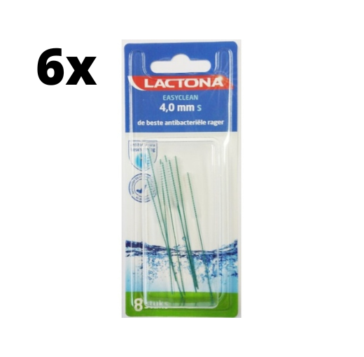 Lactona Ragers EasyClean S 4.0mm Groen - 6 x 8 stuks - Voordeelverpakking