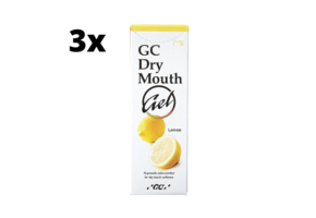 GC Dry Mouth Gel Lemon - 3 x 35 ml - Voordeelverpakking