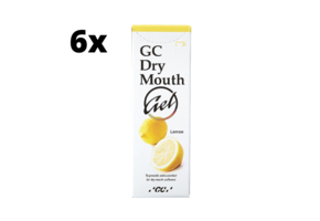 GC Dry Mouth Gel Lemon - 6 x 35 ml - Voordeelverpakking
