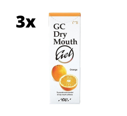 GC Tooth Mousse GC Dry Mouth Gel Orange - 3 x 35 ml - Voordeelverpakking