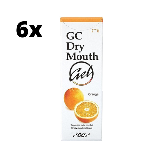 GC Dry Mouth Gel Orange - 6 x 35 ml - Voordeelverpakking