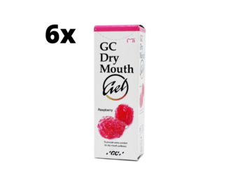 GC Dry Mouth Gel Framboos - 6 x 35 ml - Voordeelverpakking