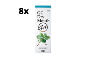 GC Dry Mouth Gel Mint - 8 x 35 ml - Voordeelverpakking